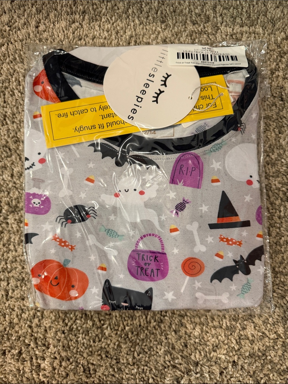 Little sleepies 12/14 NWT Halloween